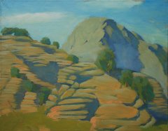 Баянауыл. 2015. Холст, масло. 40х50